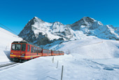 Jungfrau Express at Christmas
