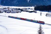 Glacier Express in Winter & Spring (Chur-Kandersteg) 2013