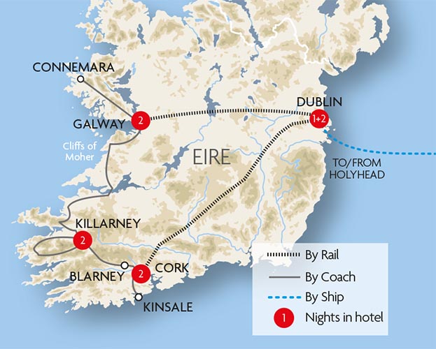 The Emerald Isle Tour  Great Rail Journeys