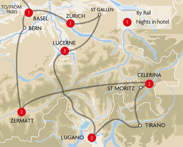 Alps Train Holidays & Rail Tours  Great Rail Journeys