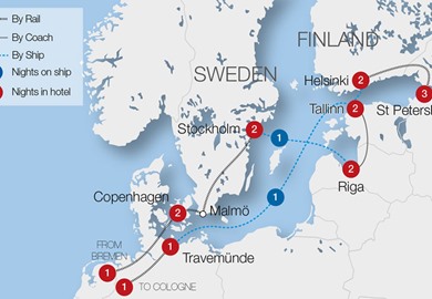 tour map
