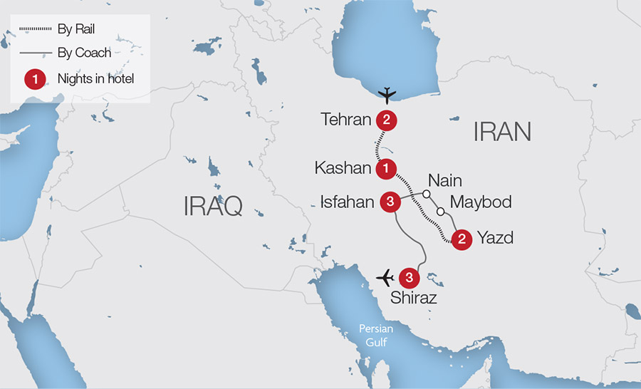 Iran Adventure | Great Rail Journeys