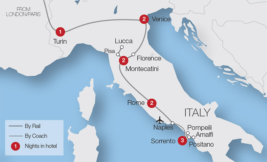 Italian Adventure Rail Tours Great Rail Journeys
