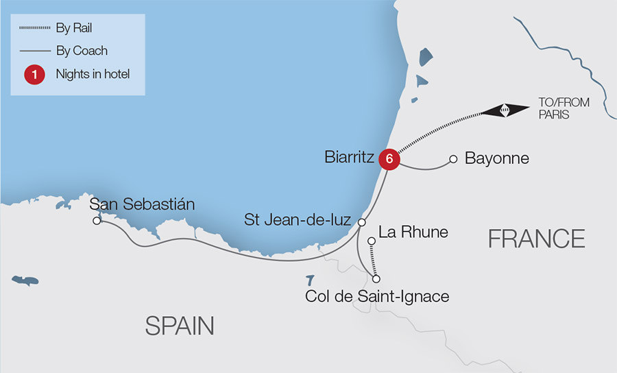 Biarritz & the Atlantic Pyrenees Tour  Great Rail Journeys