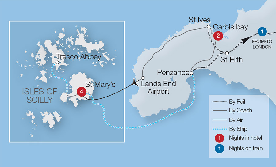 The Isles of Scilly Rail Tours  Great Rail Journeys