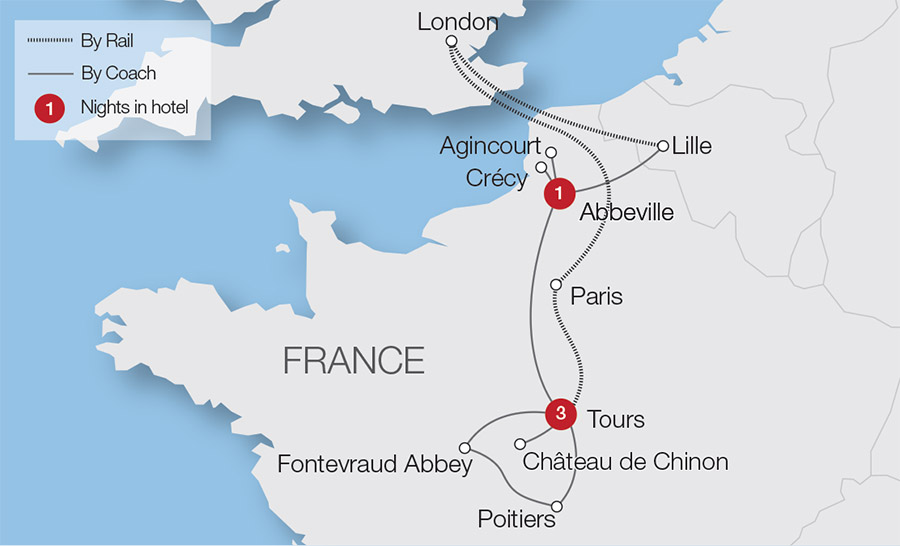 The in France Tour Great Rail Journeys