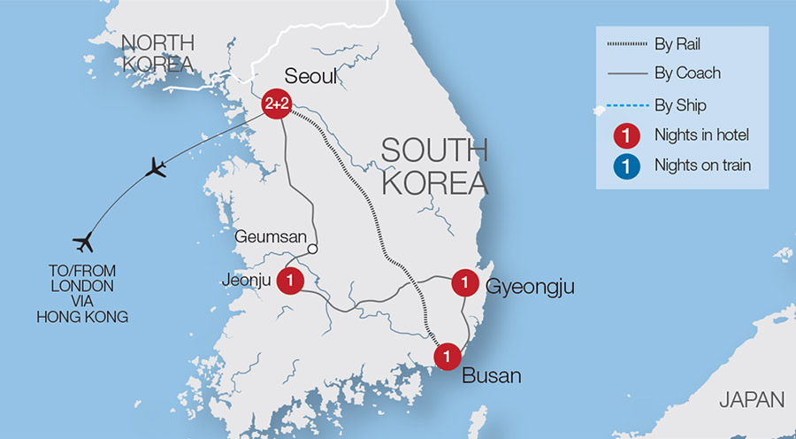 Timeless South Korea Great Rail Journeys