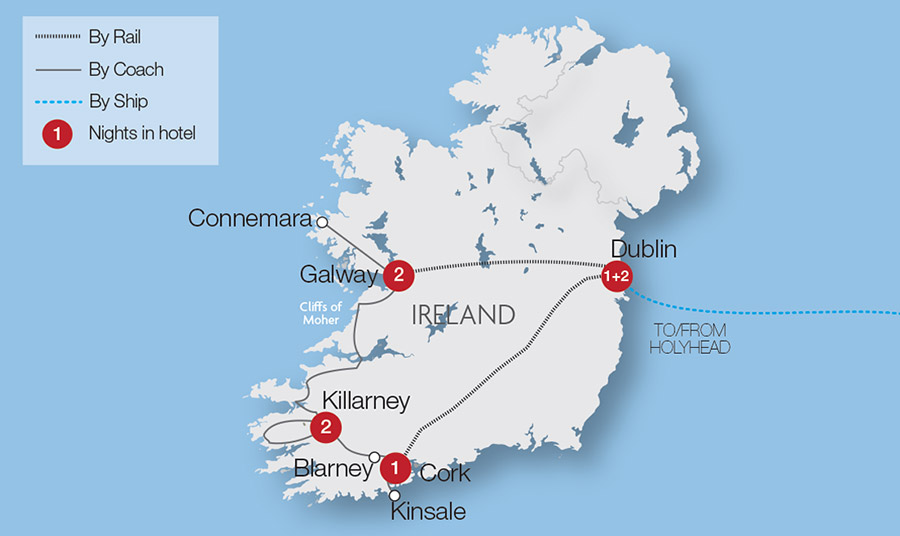 The Emerald Isle Tour  Great Rail Journeys