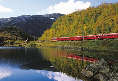 Fjords of Norway rail tour
