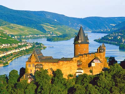 Stahleck Castle above the Rhine