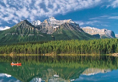 Rockies Lake and Mountains