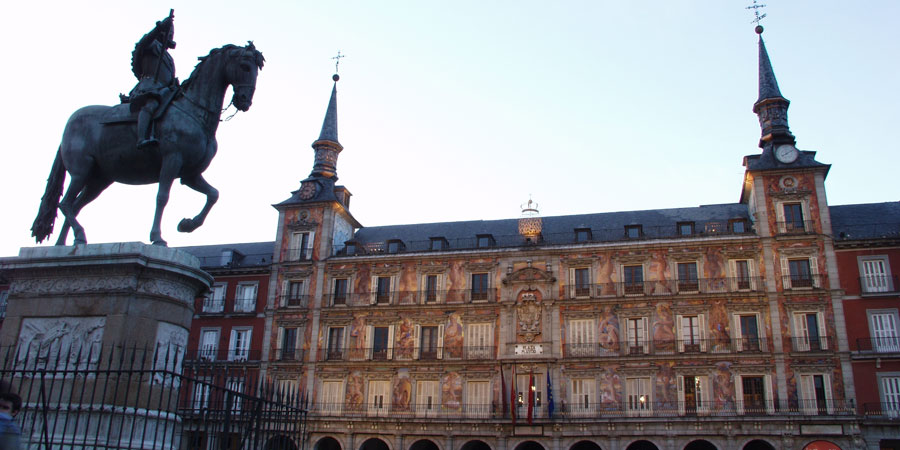 Madrid's Plaza Mayor Madrid's Plaza Mayor