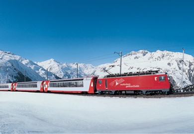 Glacier Express in Winter Glacier Express in Winter