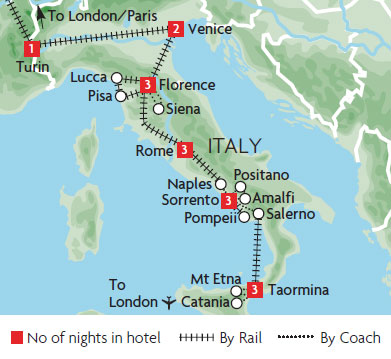 mage MAP OF ITALY POSITANO - Top To Toe Of Italy 2015
