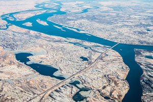 Trans-Siberian Aerial View