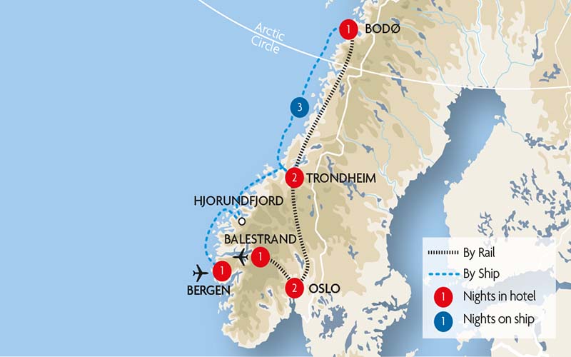 Norway Train Holidays & Rail Tours Great Rail Journeys