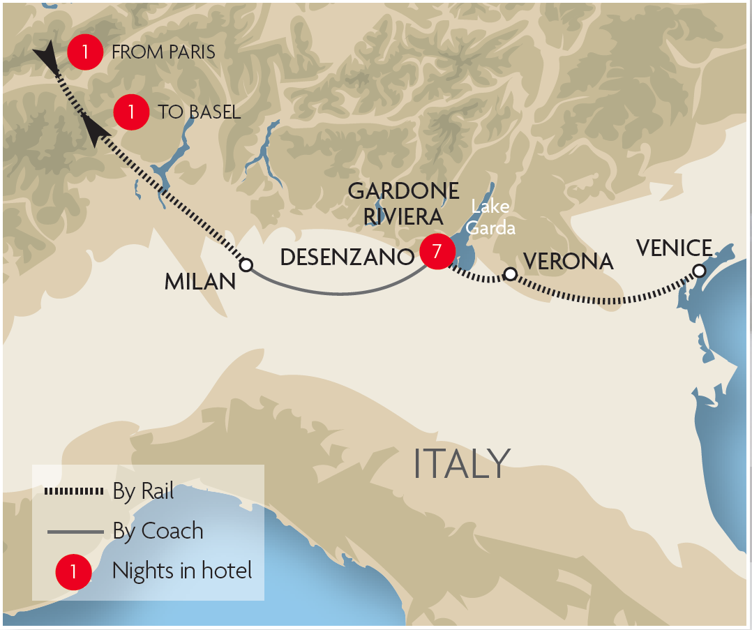 Lake Garda Escorted Holidays Great Rail Journeys