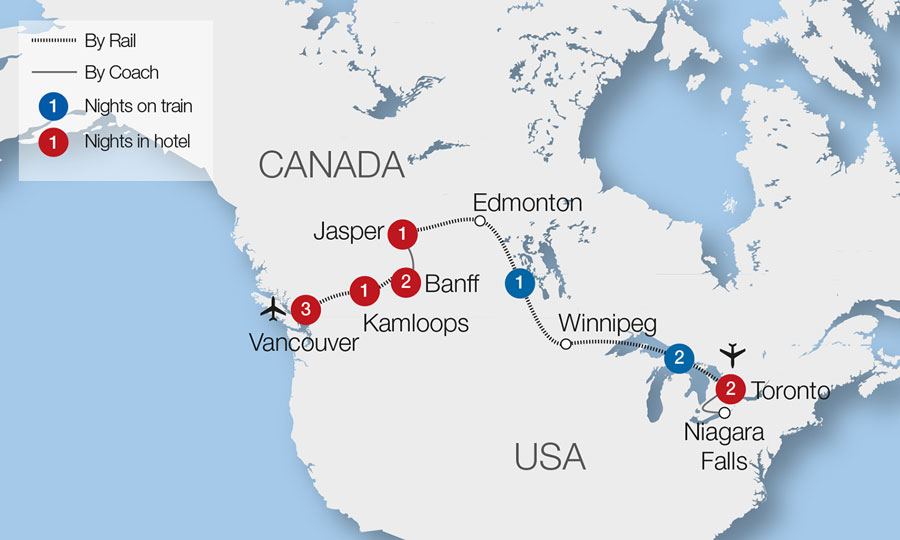 Canada & the Rocky Mountaineer Tour Great Rail Journeys