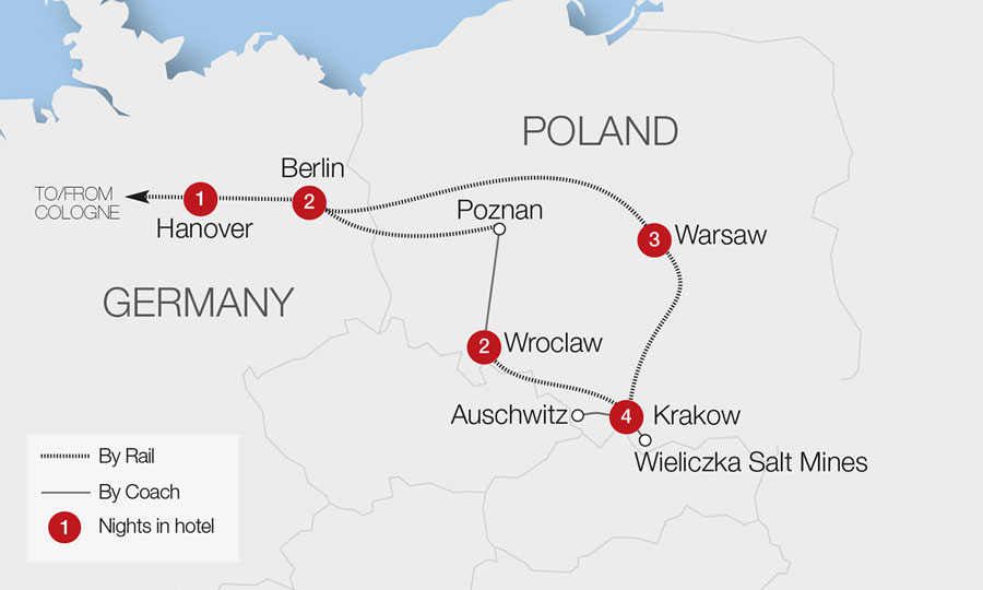 view map 13 days germany