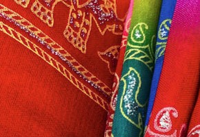 Colourful Indian material