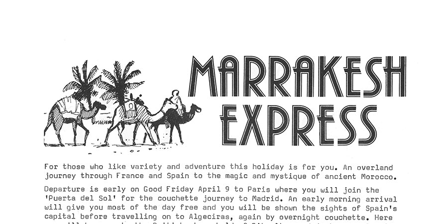 Marrakesh Express