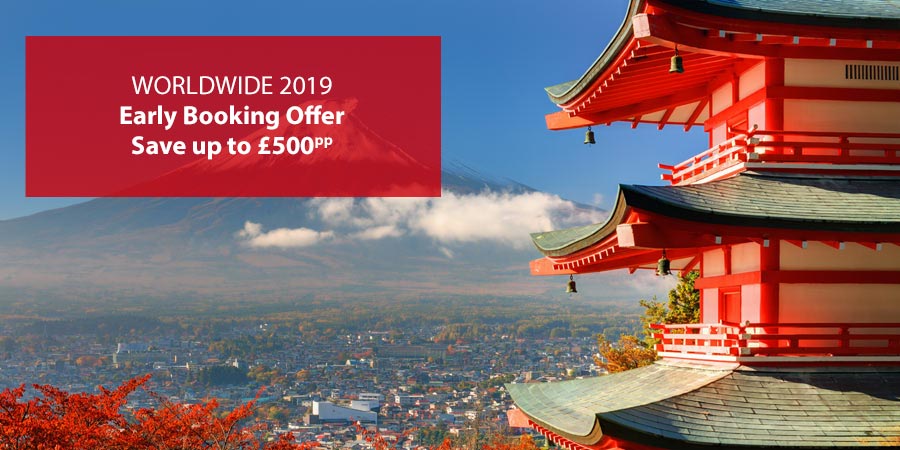 Worldwide 2019 Early Booking Offer