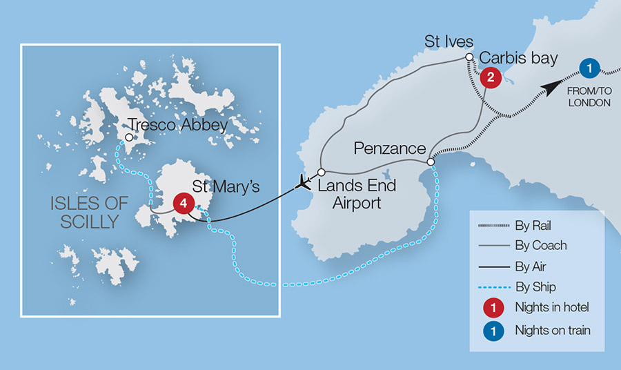 Cornwall and The Isles of Scilly Rail Tours Great Rail Journeys