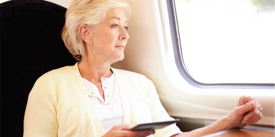 Woman Traveller Window