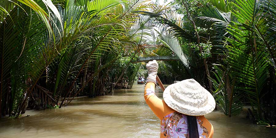 Mekong river boat trip