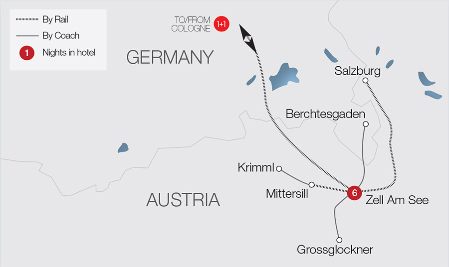The Eagle's Nest Train Holidays Great Rail Journeys