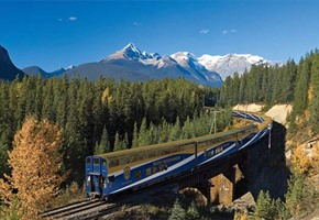 The Rocky Mountaineer train