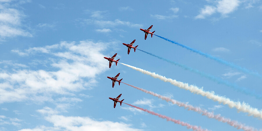 RAF VE day flight