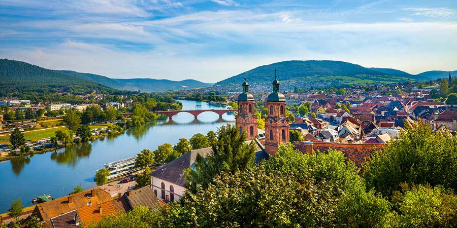 Rhine river landscape