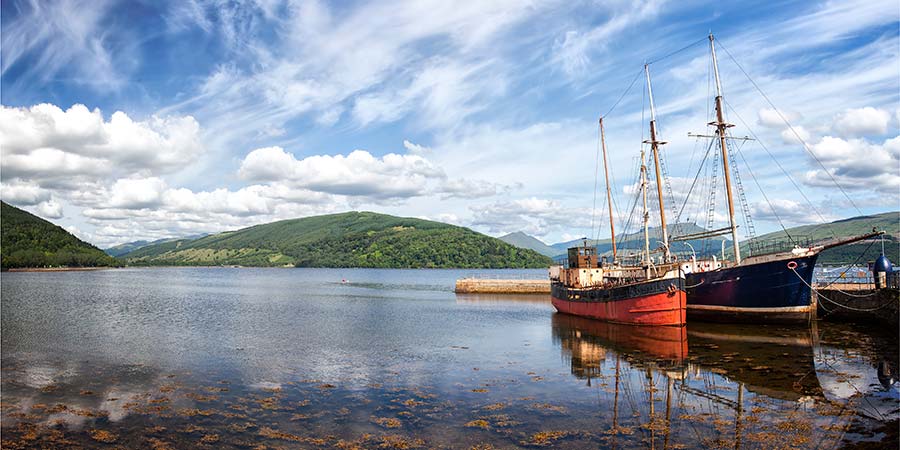 Loch Fyne Fishing Boats