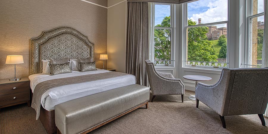 Inverness Palace Hotel Castle Suite Double Room Castle River View