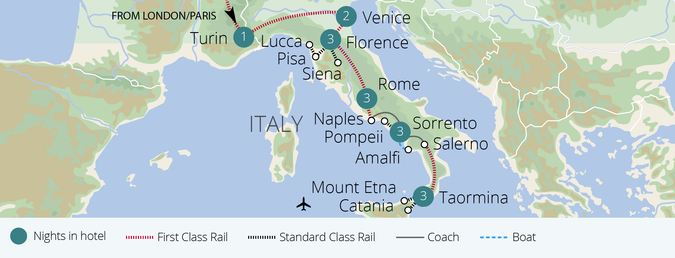 tour map