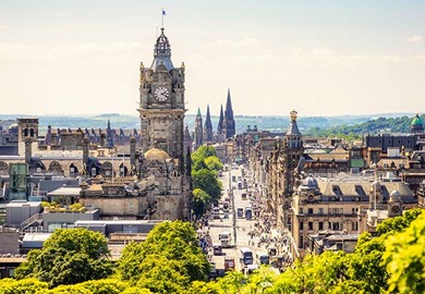 Edinburgh, Sterling and Dalhousie Castle
