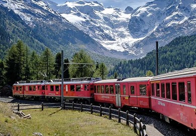 Glacier, Bernina & Jungfrau Express