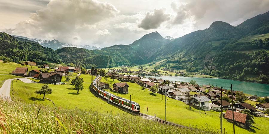 The Interlaken Express to Lucerne