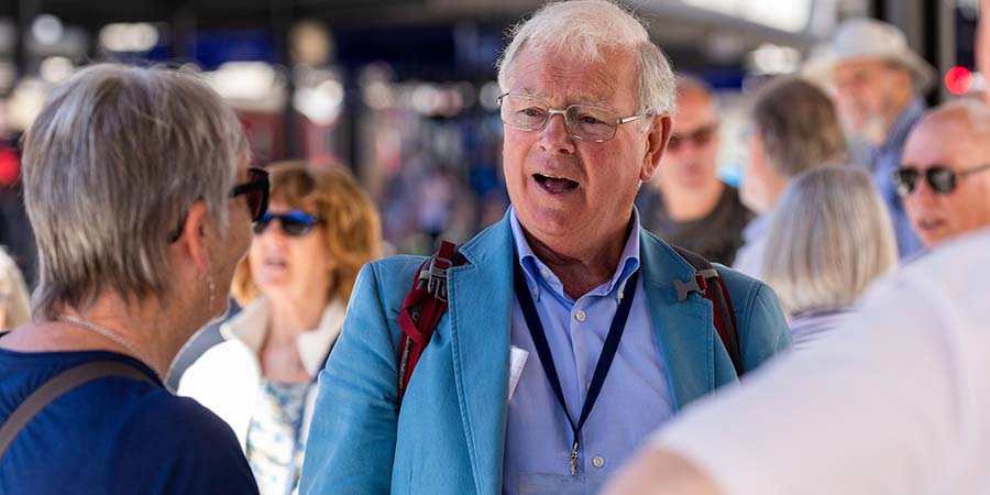 A Great Rail Journeys tour manager speaks to our customers while out on a holiday in Switerland.