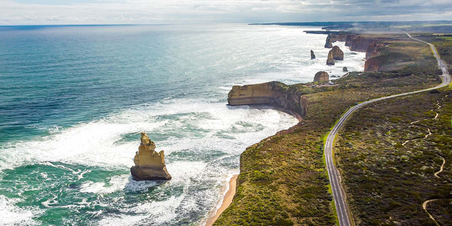 Viewing the iconic Twelve Apostles on the Great Ocean Road
