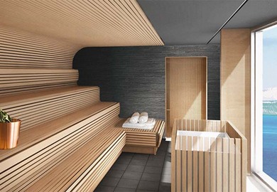 Luxurious onboard comforts