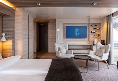Stylish and comfortable cabins
