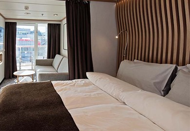 Stylish and comfortable cabins