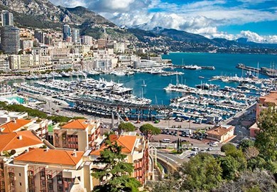 Elegant riviera towns