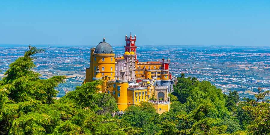 National Palace of Pena near Sintra National Palace of Pena near Sintra