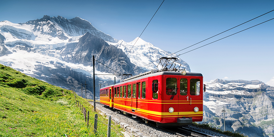 Riding the historic Jungfrau Express