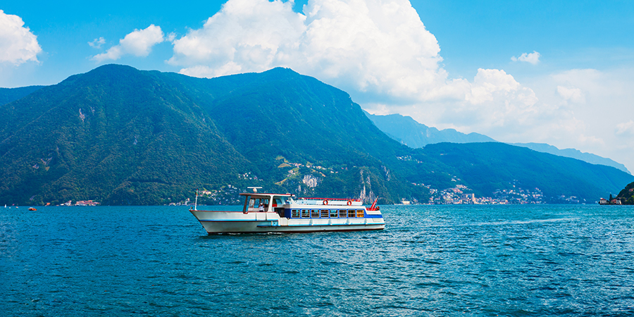 Relaxing aboard two lake cruises