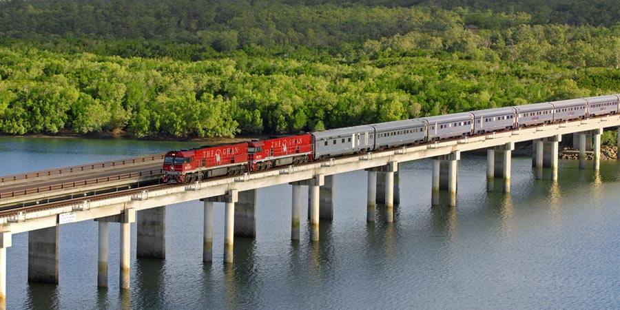 Optional upgrade on the legendary Ghan train
