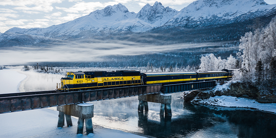 Aurora Winter Train